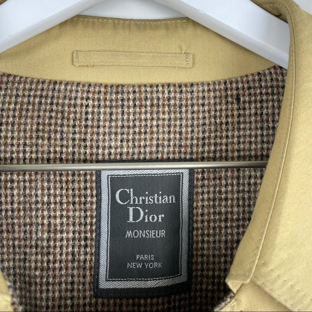 Christian Dior Authentic Vintage Trench Coat 44R - Picture 2 of 16